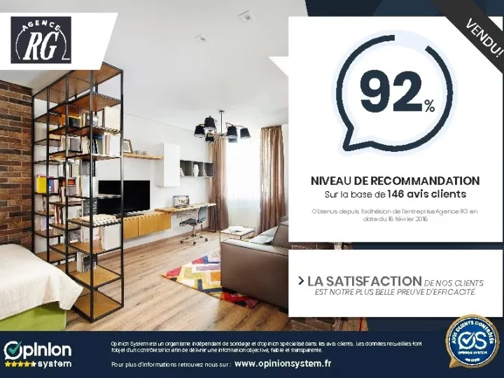 Appartement 2 pièces 54 m²