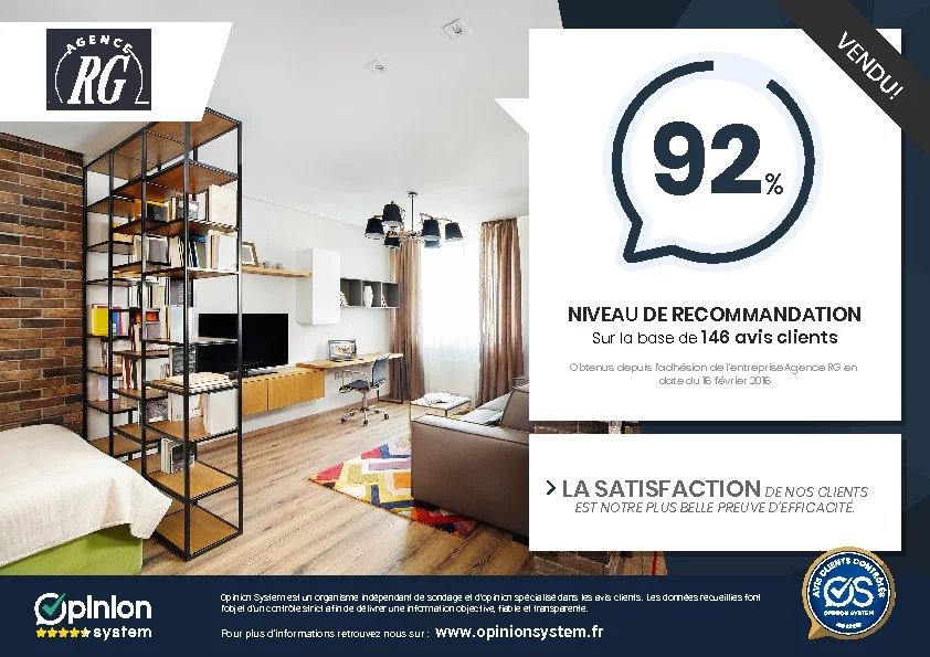 Appartement 2 pièces 54 m²