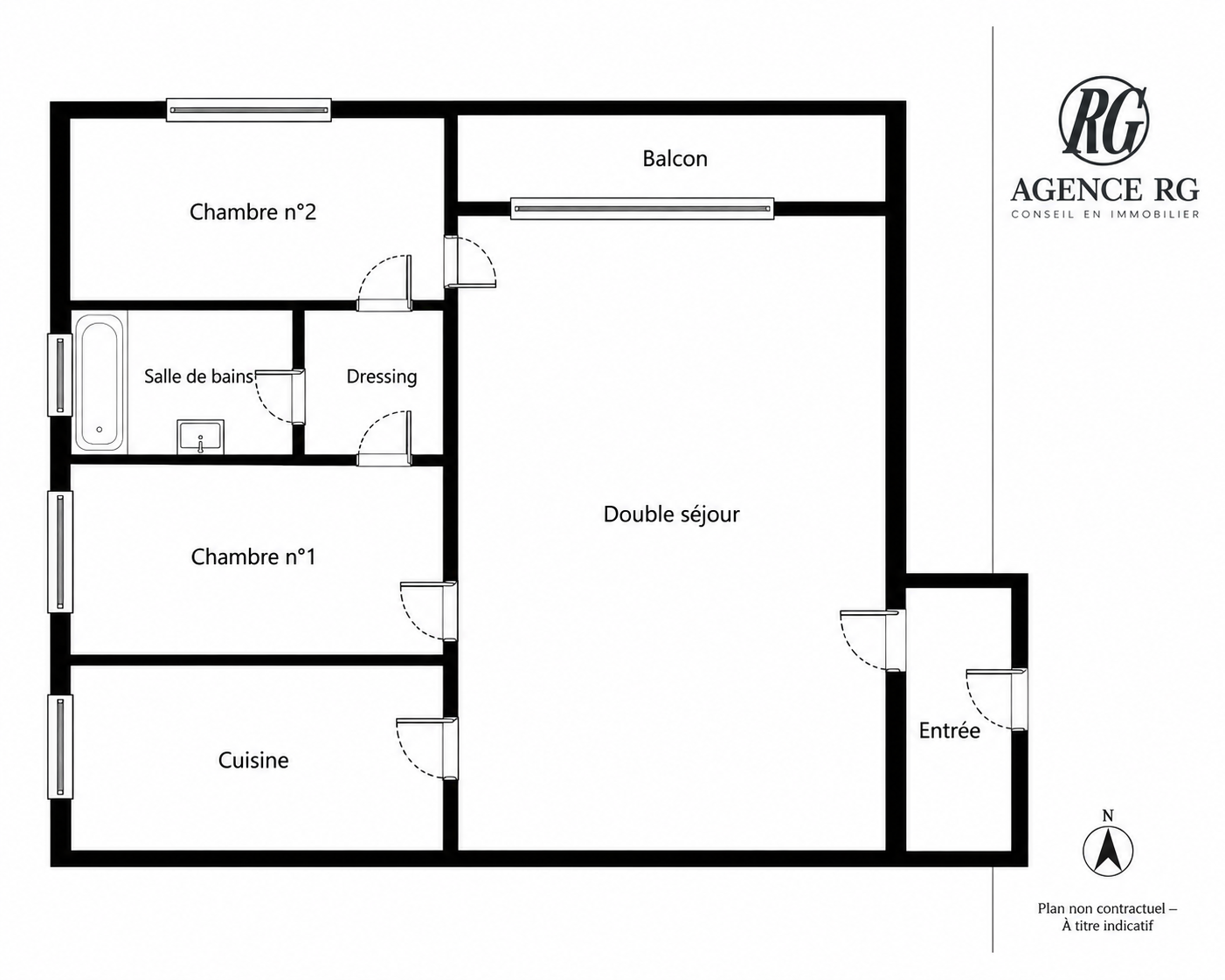 Appartement 3 pièces 78,14 m²